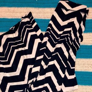 Chevron maxi skirt